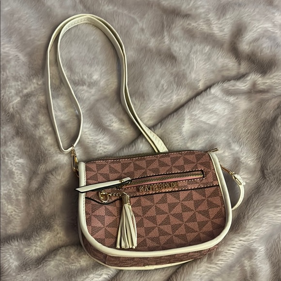 kate spade Handbags - Kate Spade Crossbody Bag in Pink and Cream